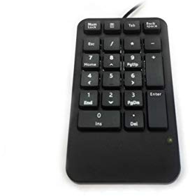 Accuratus 100 - Professional USB Wired Numeric Keypad with Integrated Palm Rest & Calculator, Tab, Backspace,Escape Keys