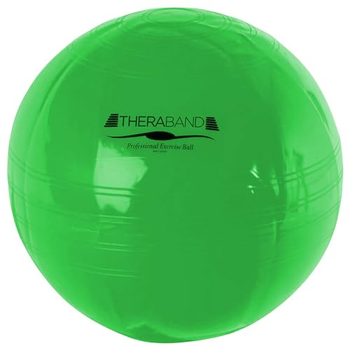 Original TheraBand® Exercise Balls, Designed for Core Strength Training and Stability Based Exercises, 65cm, Green