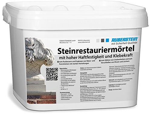 Ruberstein® Ruberstein Steinrestauriermörtel für Natur- und Kunststein 5 kg im Eimer (sand)