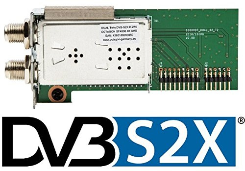 Dual Tuner per Octagon SF 4008 DVB-S2X Twin 4K UHD