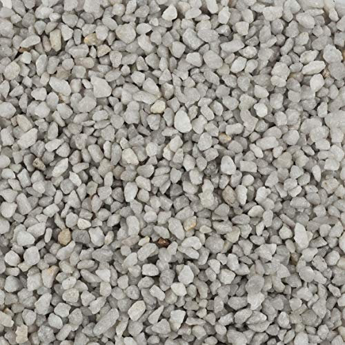 Eurosand GRANULAT 2-3 mm (Kleine Dekosteine, grobkörniger Farbsand) 1 kg. GRAU -12