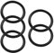 10 joints toriques en caoutchouc nitrile, diamètre du fil 5mm, 50mm OD, Rondelles en caoutchouc nitrile NBR pour étanchéité à l'huile ou à l'air, plomberie professionnelle, réparation de voiture, Noir