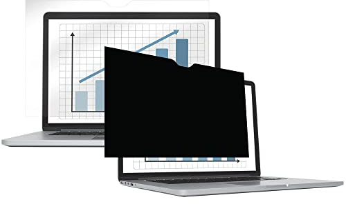 Fellowes Filtre de confidentialité Privascreen pour Macbook® pro 16 / 40.64cm, protège votre écran des regards indiscrets, 35.3x22.8 cm, noir, 4819501