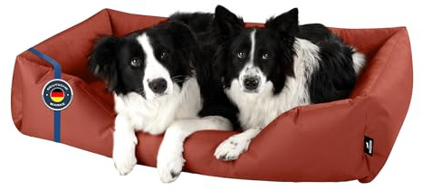 BedDog Hundebett Zara Hundekissen Hundekorb mit Waschbarem Bezug | Hundematratze und Kuschelplatz für Kleine und Große Hunde, Robust Gepolstert, Sechs Größen von S bis XXXL