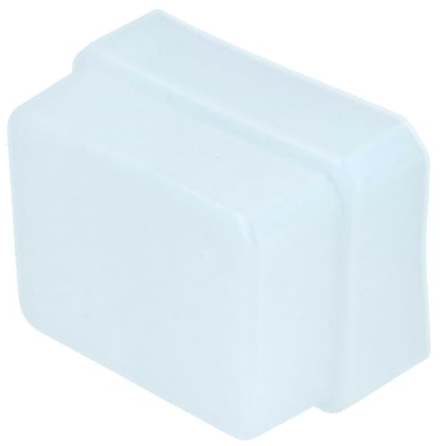 vhbw Blitz-Diffusor kompatibel mit METZ Mecablitz 52 AF-1 | 50 AF-1, 44 AF-2, 48 AF-1, 44 AF-1 Blitz, Kamera - Kunststoff Weiß, 5 x 7 cm