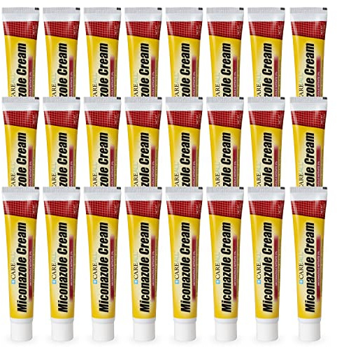 CareAll Miconazole Nitrate 2% Antifungal Cream 1.0 oz. (24 Pack), Cures Most Athlete’s Foot, Jock Itch, Ringworm, Compare to Leading Brand
