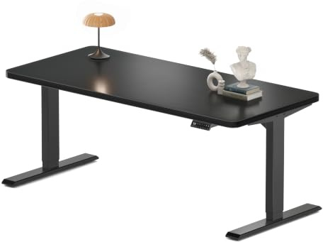 MAIDeSITe Höhenverstellbarer Schreibtisch (160x80cm), Höhenverstellbar Stehtisch Elektrisch, Energieeffizient‌ Flüsterleiser Dualmotor Traglast 160kg Mit Kollisionsschutz Funktion - S2 Pro