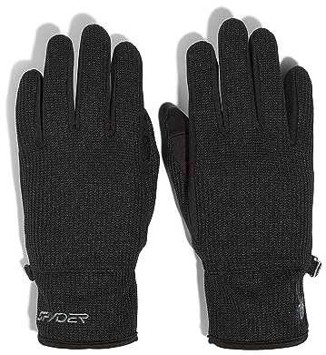 Spyder Bandit Guantes, Mujer, Negro, XS