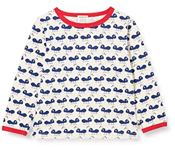 Shirt Langarm mit Ameisen Print, GOTS Zertifiziert