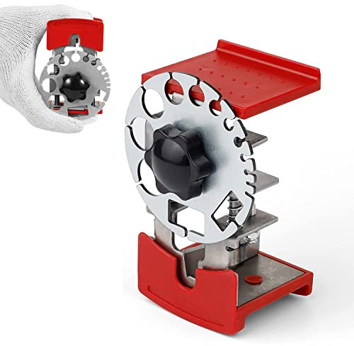 Norhogo Macchina spelafili manuale elettrici Pinza spelafili elettricista Attrezzo a filo manuale per la schermatura a filo Elettrico macchina, per fili di diverso diametro Piastra di metallo