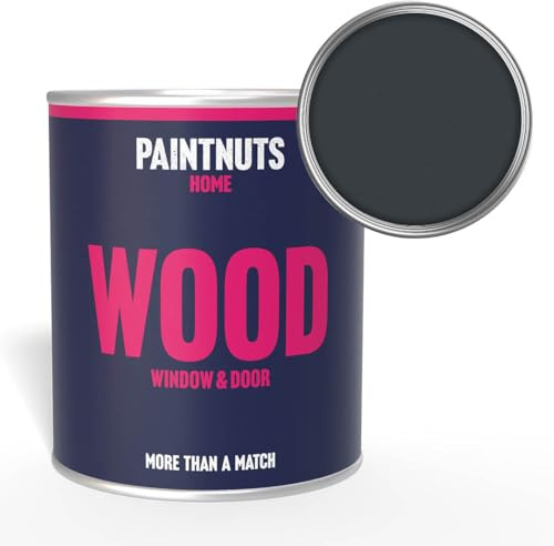 Paintnuts Wood Window & Door Paint - RAL-7016 - ANTHRACITE GREY Matt 250ml Tin