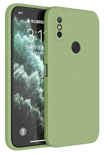 Topme Funda para Xiaomi MI 6X / MI A2 (5.99 Inches) Carcasa Caja Case Estuche, Funda Protectora de Piel de Silicona TPU - Verde Matcha