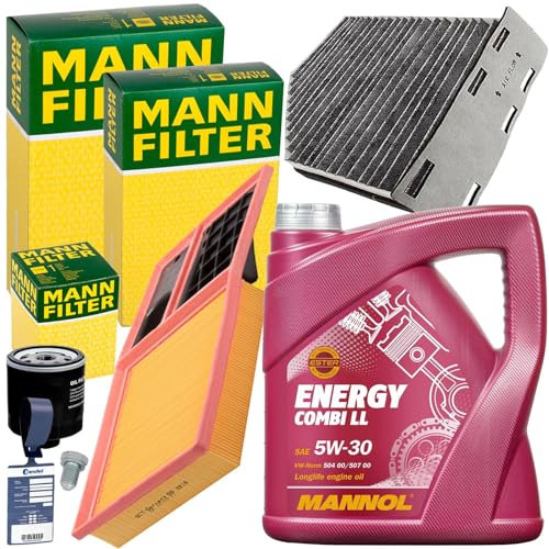 Inspektionspaket + 5W30 Öl für 1.4 + 16V Golf 5 6 Caddy 3 Octavia 2