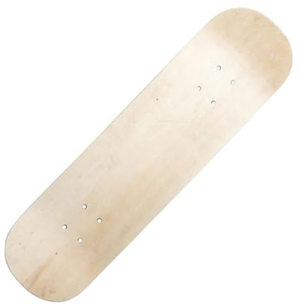 Fonowx Planche à roulettes Vierge, Planche en Bois de Peinture à Faire soi-même, Planche à roulettes pour Enfants pour garçons et Filles débutants, 72 cm sans Roues