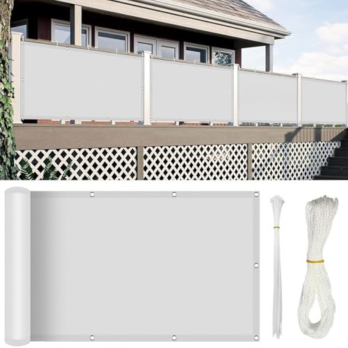 Voile d'ombrage Carré 200 x 260 cm Rectangulaire Voile Ombrage Bâche Dombrages Jardin, Pelouse, Patio, Piscine UV Protection 98% Résistant Aux Déchirures, Blanc