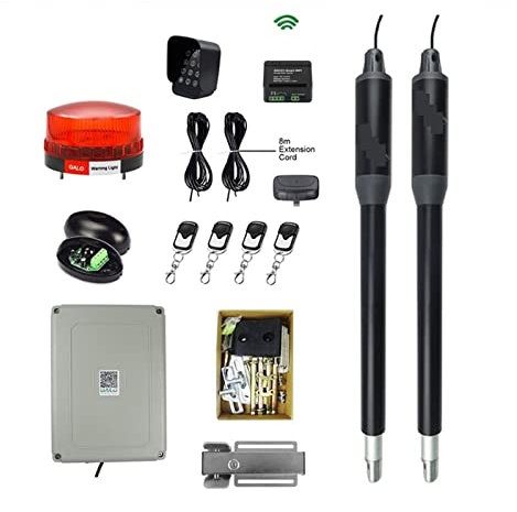 Apricancello a battente a doppio braccio elettrico automatico forte fino a 660 libbre Kit for porte carrabili hardware for vialetto(KIT R)