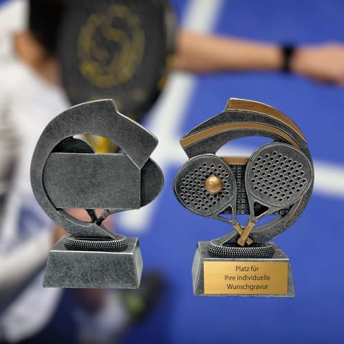 eberin · Padel-Tennis Pokal – Hochwertige Padel Trophäe für Sieger & Teams! – Padel Pokal – Einzigartig, stilvoll und personalisierbar!