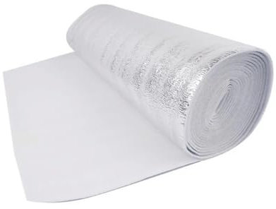 Film réfléchissant Pet aluminisé 10 m pour radiateur, Film d'isolation Thermique, décoration intérieure (50 cm)