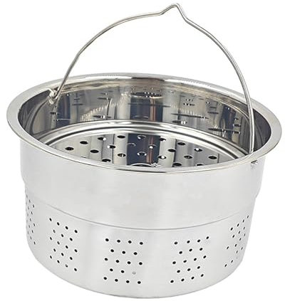 Sharplace Panier à Vapeur pour Aliments, Insert à Trous Fins, Panier à Vapeur, cuiseur à Riz, Grille de Cuisson à la Vapeur pour boulettes de Fruits de mer et