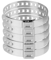 Ensemble inférieur Collier de serrage à rotule réglable en acier inoxydable 20-50 mm et 50-120, kit 5 soufflets cardan pour arbre transmission Soufflet De Cardan(20-50mm5PCS)