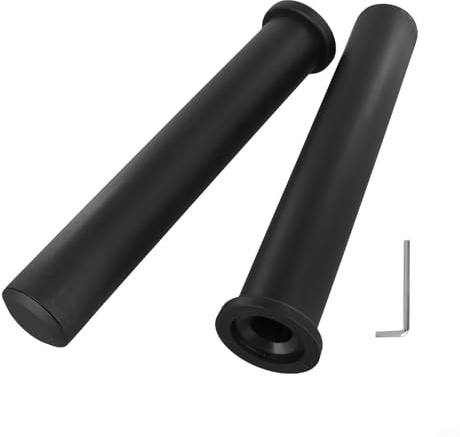 LatoYard Manicotto adattatore per bilanciere per pesi standard, conversione da 1 a 2, plastica PP ad alta resistenza con blocco a bullone esagonale, accessori da palestra