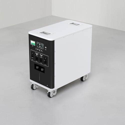 BESS ASM Générateur Électrique Portable 6600Wh 6200W 11kwh - Batterie LiFeP04 - Onduleur Pur Sinus Application, Recharge Solaire & Secteur- Station Energie Maison, Chantier