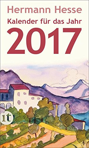 Insel-Kalender für das Jahr 2017 (insel taschenbuch)