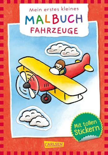 Mein erstes kleines Malbuch: Fahrzeuge (VE5): Mit tollen Stickern | Ausmalbilder für Kita-Kinder ab 3 Jahren für unterwegs