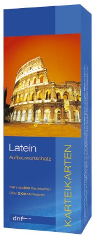 Aufbauwortschatz Latein, Karteikarten: Karteikarten Wortschatz
