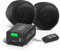 BOSS Audio Systems MCBK520B Motorcycle 3 Inch Stereo Speakers and Amplifier Audio Sound System - Bluetooth 2 Channel Amplifier, Weatherproof, FM Tuner, USB, SD, Auxiliary In, ATV UTV Compatible