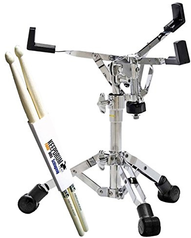 Sonor SS XS 2000 Snare Drum Ständer Low extra niedrig + keepdrum Drumsticks 1 Paar