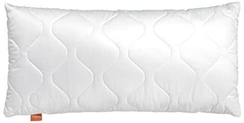 sleepling 2er Set Kopfkissen 40x80 cm, Allergiker Kissen, waschbar, Made in EU, Ökotex, langes Schlafkissen 40 x 80, Bettkissen, Pillow, 2 Stück, Basic 200