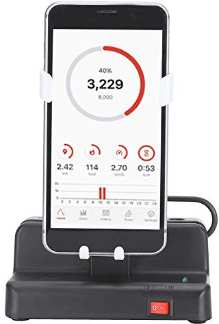Garosa Compteur podomètre Automatique, podomètre Silencieux sans Aimant pour Balancement Gauche/Droite du téléphone Mobile en Exercice Quotidien