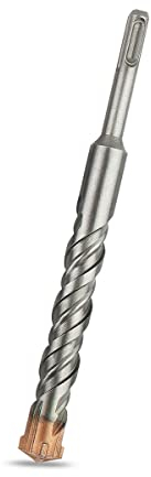 Meccion SDS Plus Hammerbohrer 20mm x 200mm, Professionell Betonbohrer mit 4 Hartmetall Schneiden, Ideal zum Bohren in Stein, Beton, Naturstein, Ziegelmauer