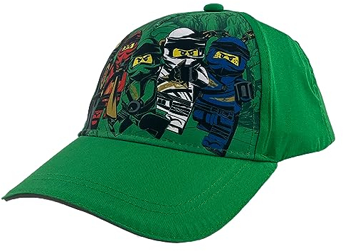 LEGO Ninjago Kinder Kappe, Baseballcap grün Figuren