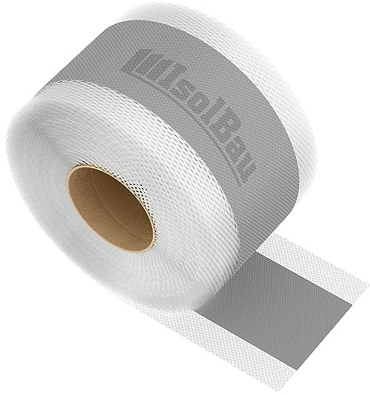 Isolbau Dichtband P2 Grau - 50 m Abdichtband Wasserdichtes Dichtungsband für Sanitär, Dusche, Bad, Fliesen, Balkon und Terrasse, Abdichtung für Innen- & Außenbereich - 120 mm
