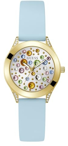 Guess WONDERLUST Damen Armbanduhr Mini Silikon