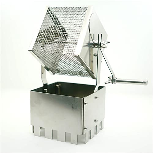 AuLYn Manueller Kaffeebohnenröster Aus Edelstahl Für Zuhause, Rotations-Kaffeeröster, Walze, DIY, Trommeltyp, Rotierende Kaffeebohnenröstmaschine Für Café, Geschäft, Zuhause Und Haushalt