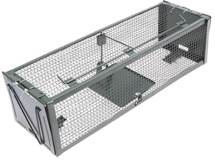 trampas para Ratas, Trampa para Ratones de circulación Continua 1 Uds. Trampa for Ratones con Jaula de Metal, Trampa for Ratones doméstica