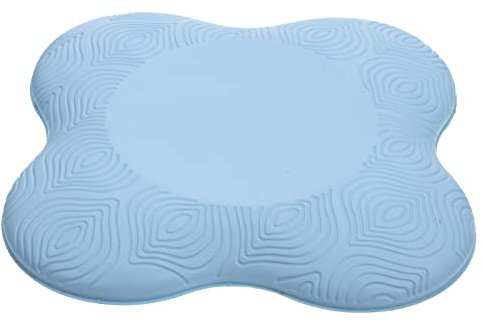 BESPORTBLE Rutschfeste Yoga Knieschoner Polsterung Blaue Kniekissen Für Gelenkschutz Pilates Gymnastik Mit Stoßdämpfendem Pu-material Und Optimaler Dämpfung Für Yoga Und Fitness