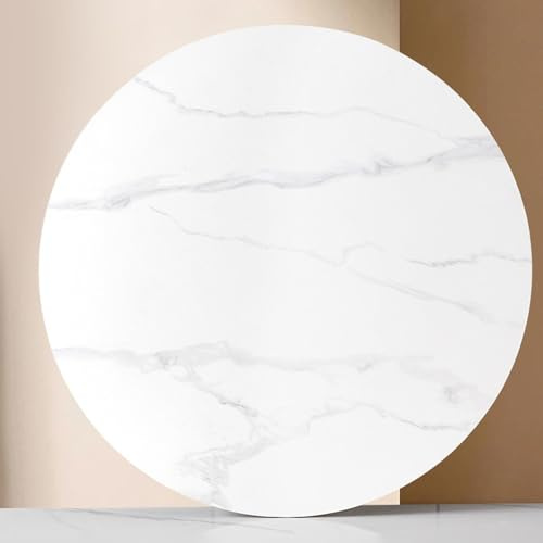 Temperato Vassoio Girevole Centrotavola, Vassoio Girevole Da Tavolo, Materiale Roccia, Rotazione a 360°, Piatto Girevole for Casa, Ristorante, Hotel