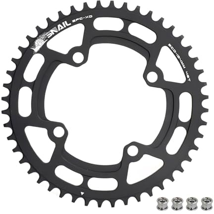 BESNIN Bike Chainring 104 BCD 30T 32T 34T 36T 38T 40T 42T 44T 46T 48T 50T 52T Round Narrow Wide Single Chain Ring for 7 8 9 10 11 12 Speed MTB BMX Road Bike