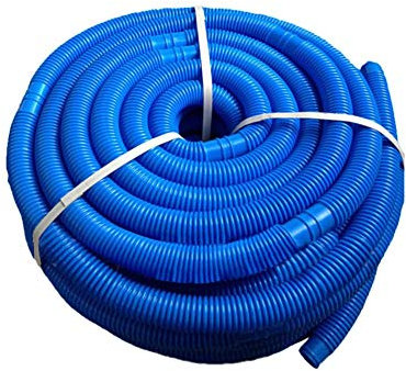 Qudinip 32mm Flexible Pool Hose, UV Resistant Water Pipe 5m Swimming Pool Hose for Filter Pump Backwash Vacuum with Separation Sleeves (Blue)