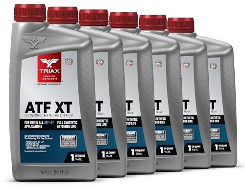 TRIAX ATF XT ATF+4 Olio Cambio Automatico Sintetico - Per Trasmissioni Chrysler Jeep Dodge RAM Fiat MS 9602 (6 × 0,946 L (6×1 quart))