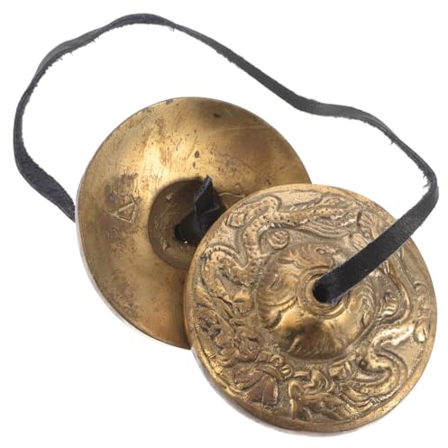 WEKADRIN Címbalos De Mano Pequeños De Cobre Duradero Para Danza Del Vientre y Prácticas Musicales Instrumento De Percusión Multifuncional Para Ceremonias y Eventos Festivos Resistente y Por