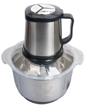 Houselin 5-liters Processors, Electric Chopper with Meat Grinder & Veggie - with Powerful 800W Copper Motor(UK)