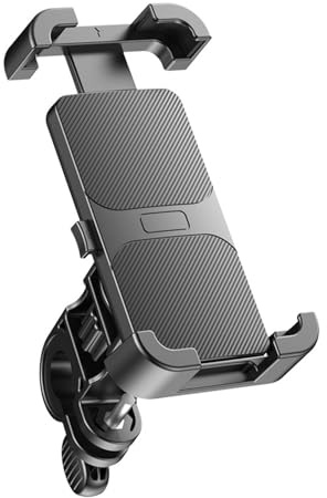 MARCBUSE Support de téléphone résistant aux chocs pour moto, vélo, scooter, vélo d'aventure tout-terrain, support de téléphone résistant aux chocs