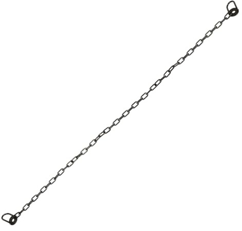 ANDRESLAD Steel Safety Chain Link Fence Connector for Outdoor Garden Railings Weatherproof Crowd Control Barrier for Park and Parking Lot Security