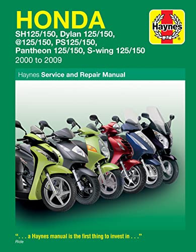 Honda 125 Scooters (SH, SES, NES, PES & FES 125) (00-09)