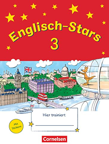 Englisch-Stars - 3. Schuljahr - Übungsheft mit Lösungsheft: Übungsheft - Mit Lösungen (Englisch-Stars, Allgemeine Ausgabe, 3. Schuljahr)